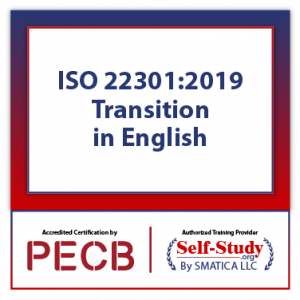 PECB ISO 22301:2019 Transition - with 50% discount coupon