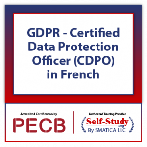 PECB GDPR – Certified Data Protection Officer (CDPO) E-Learning (French) - with 50% discount coupon